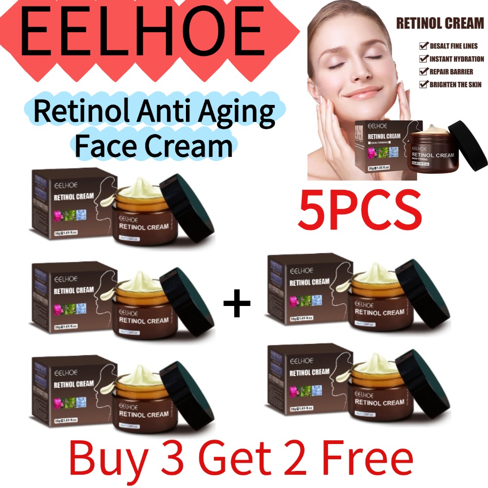 Retinol Anti Wrinkle Cream - EELHOE 1/2/3/5 шт. (При покупке 3-х