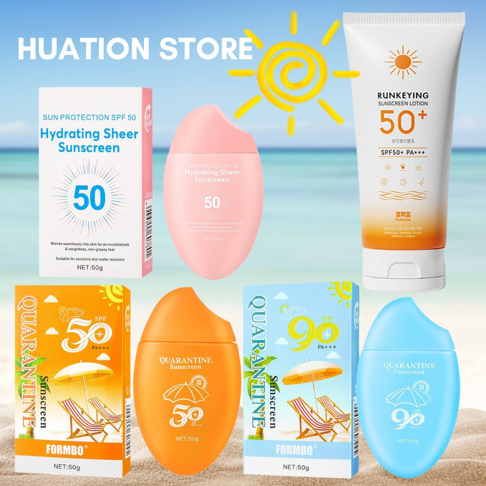 Spf 50 Waterproof Sunscreen - 50 г солнцезащитный крем для лица