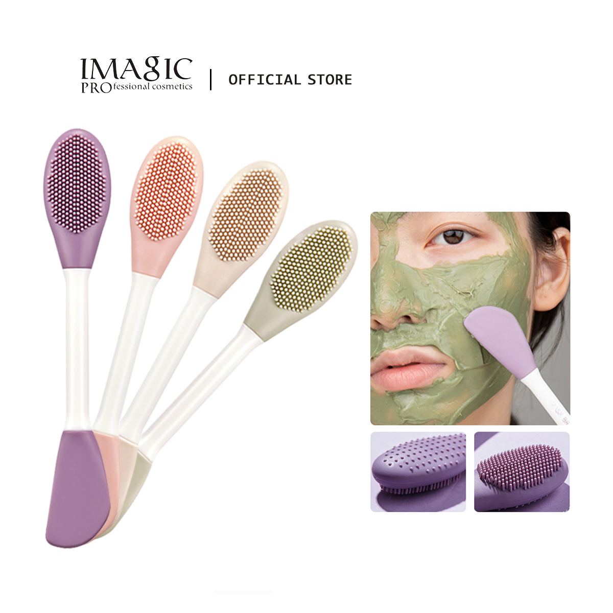 Silicone Face Scrubber Electric - IMAGIC Силиконовая щетка для очищения лица