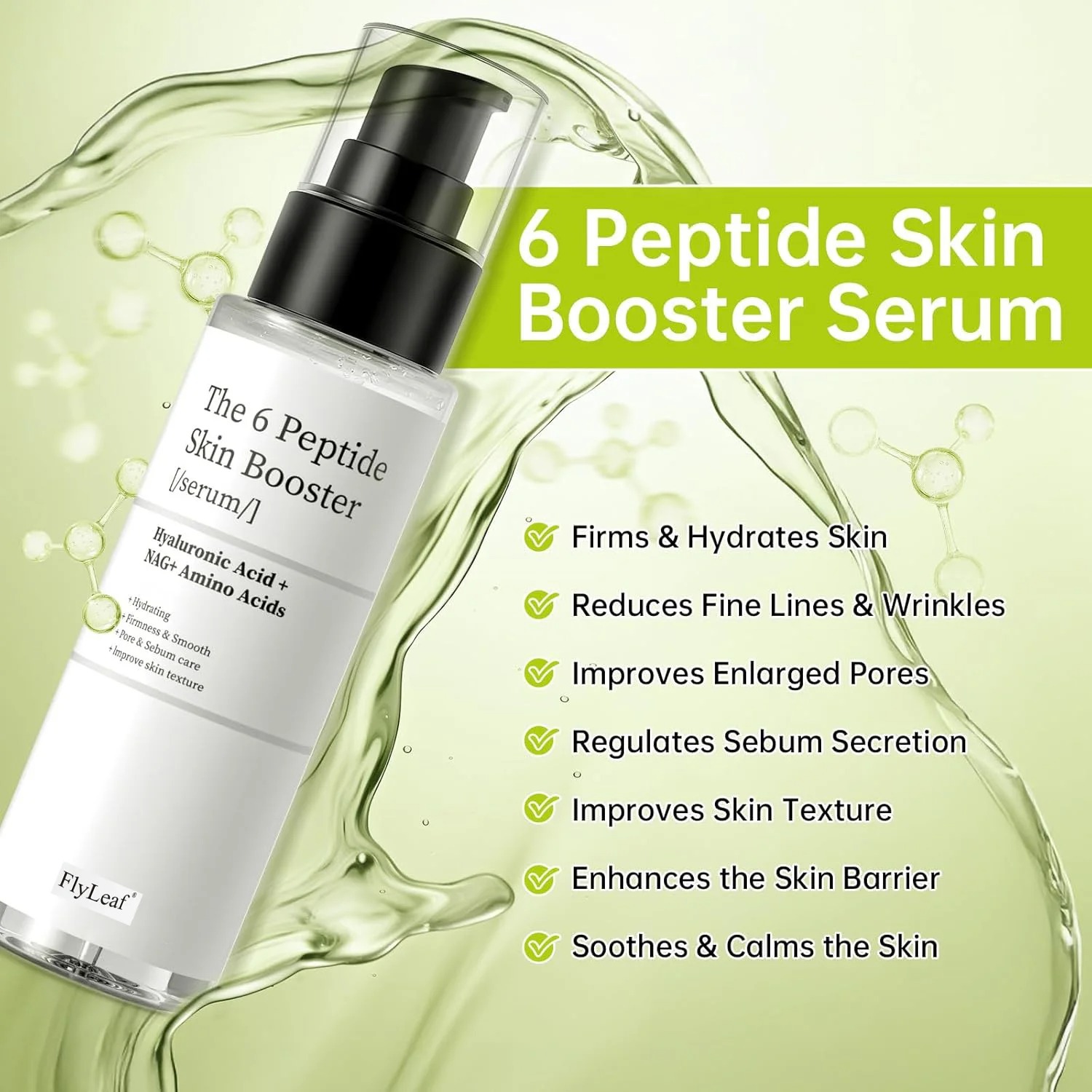 150 мл Пептидный тоник-бустер  – обзор и цена Hyaluronic Acid Facial Serum