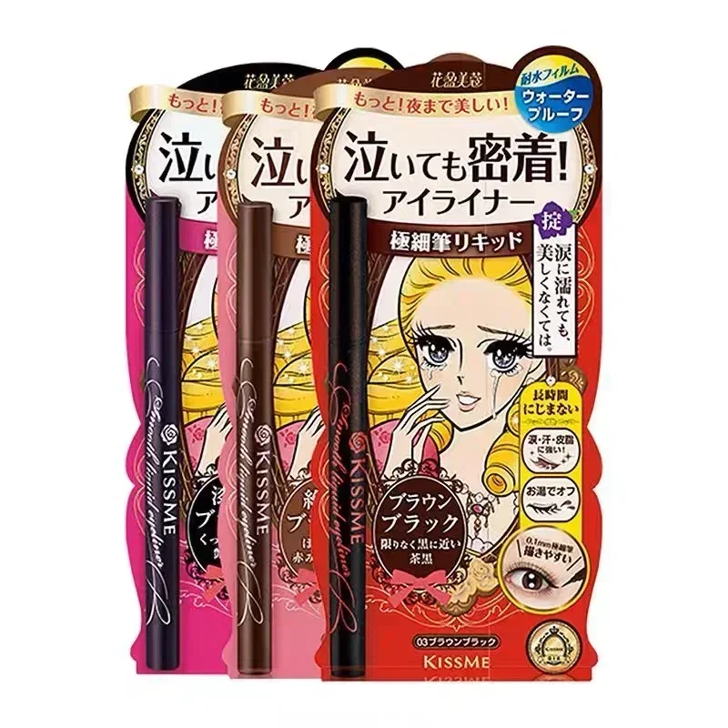 KISS ME макияж, быстросохнущая – обзор и цена Waterproof Liquid Eyeliner Pen