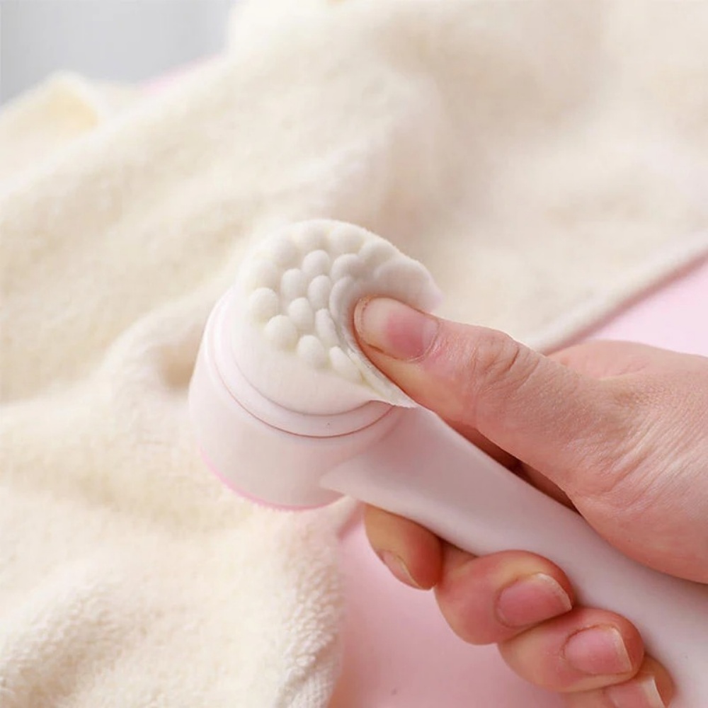 3D двусторонняя силиконовая ще – обзор и цена Silicone Face Scrubber Electric