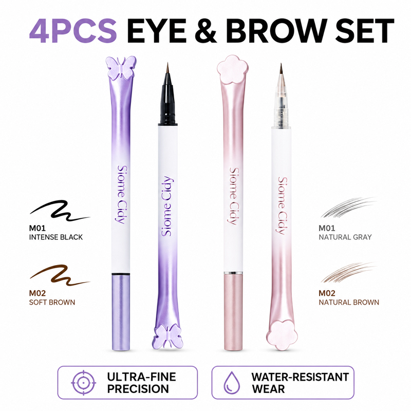 Siome Cidy Набор из 4 жидких к – обзор и цена Waterproof Liquid Eyeliner Pen