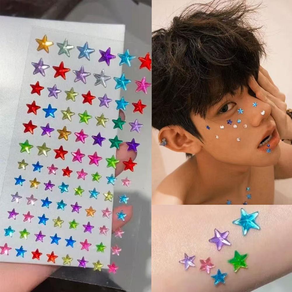 Самоклеящиеся стразы для лица, – обзор и цена Nail Art