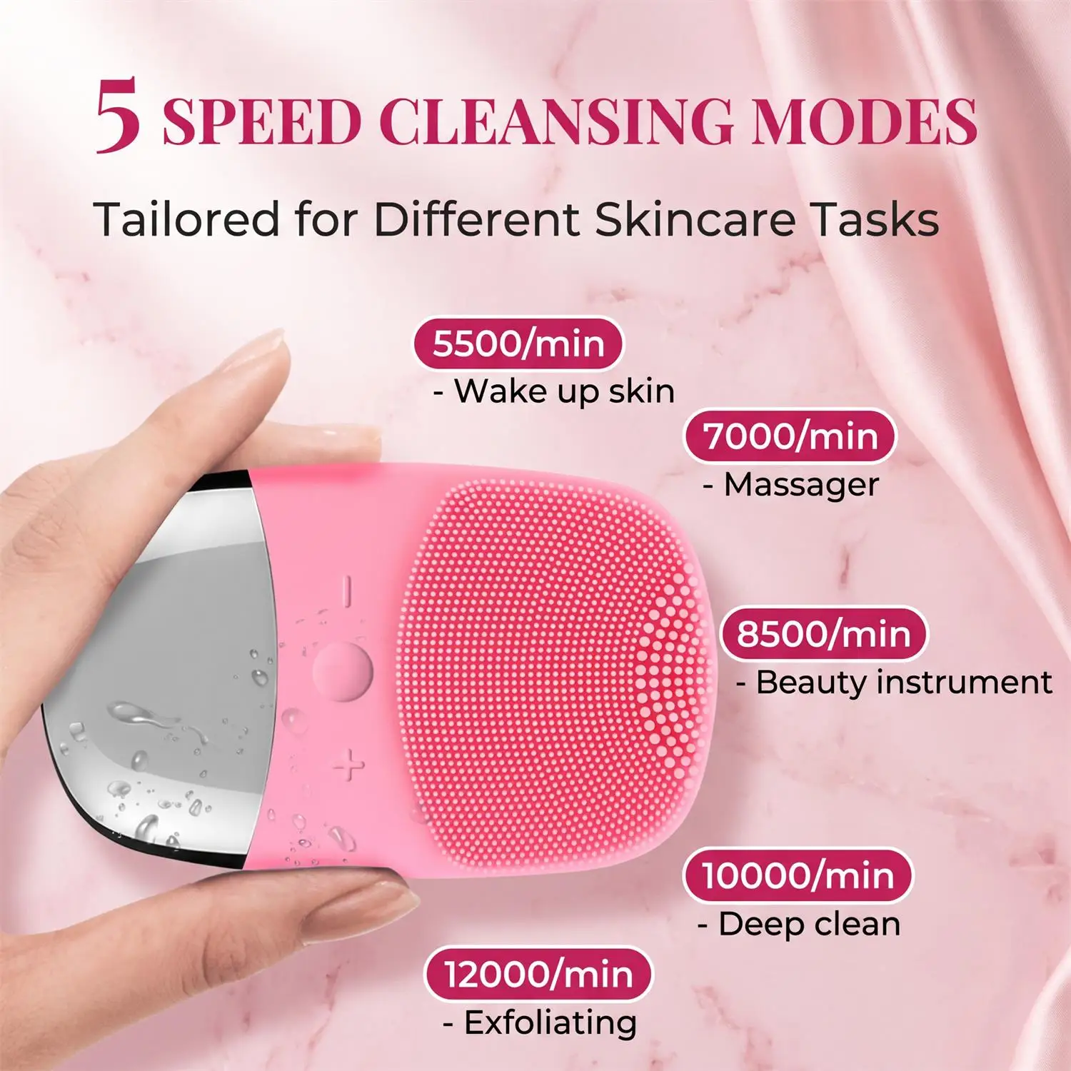 Электрическая силиконовая щетк – обзор и цена Silicone Face Scrubber Electric