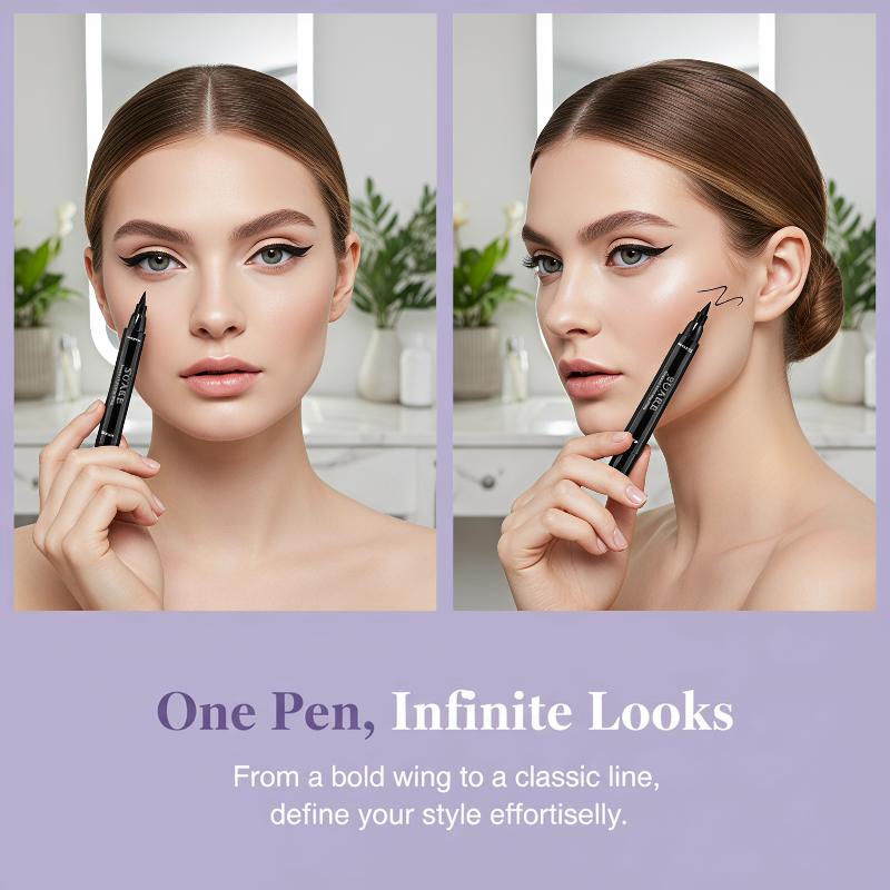 2 шт. черной двусторонней быст – обзор и цена Waterproof Liquid Eyeliner Pen