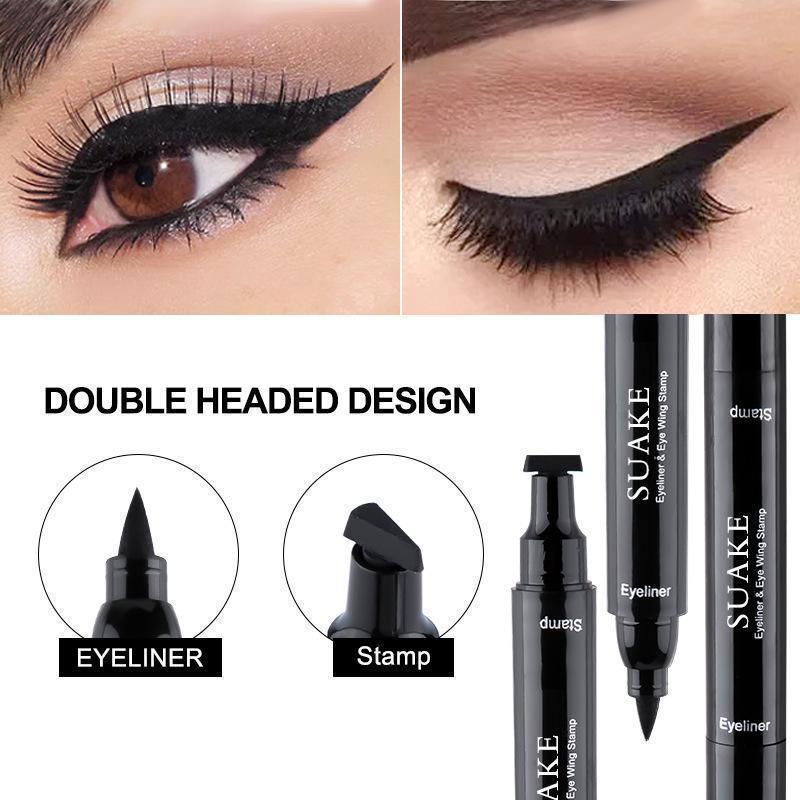 2 шт. черной двусторонней быст – обзор и цена Waterproof Liquid Eyeliner Pen