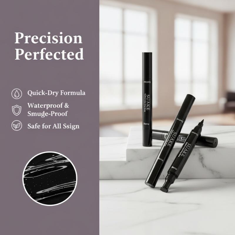 2 шт. черной двусторонней быст – обзор и цена Waterproof Liquid Eyeliner Pen